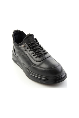 Bambi Siyah Napa Hakiki Deri Erkek Sneaker E01080205543