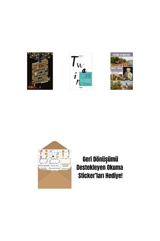 Adem İle Havva Nın Güncesi + Çifte Kavrulmuş Bir Dedektiflik Öyküsü + Eskimo Kızının Aşkı + Okuma Sticker'ları