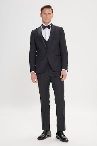 Ac&Co / Altınyıldız Classics Slim Fit Desenli Klasik Smokin Takım Siyah (538463578)