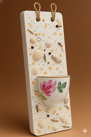 Özel El Yapımı Duvar Dekoru 35x25 Cm