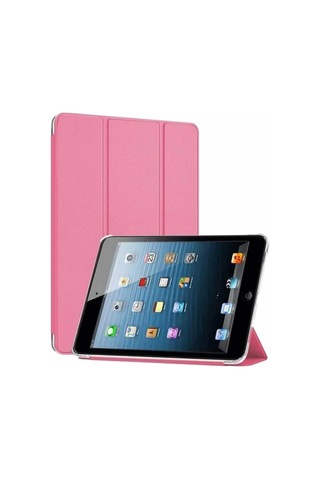 Apple Uyumlu iPad Mini 2 / Mini 3 Smart Cover Stand Arkası Şeffaf Tablet Kılıfı Kapaklı Kılıf