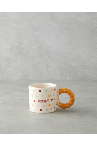 English Home Positive Seramik Kupa 260 Ml Renkli Çok Renkli