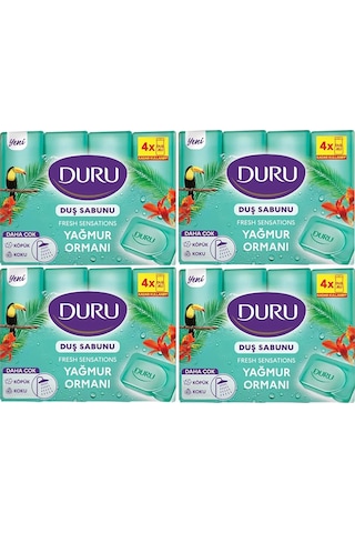 Duru Fresh Sensations Yağmur Ormanı Duş Sabunu 4'lü 4 x 150 G