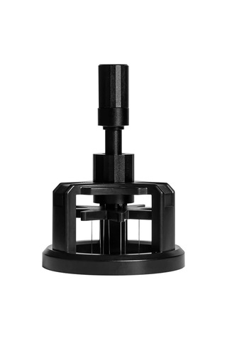 Youmex 51mm Derinlik Ayarlanabilir Kahve Karıştırıcı - Paslanmaz Çelik-alüminyum Döner İğne Dağıtıcı Aleti Siyah