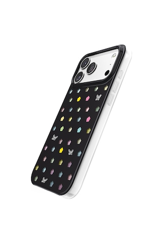 İphone 18 Pro Max Uyumlu Kılıf M-safe Şarj Özellikli Zore Paris Axen Sert Pc Kapak Siyah