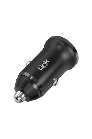 Linktech C486e 20w Pd Type-c + Usb Araç Şarj Cihazı + Type-c Kablo Set Siyah