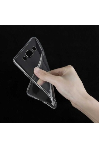 Galaxy J7 2016 Kılıf Zore Süper Silikon Kapak Renksiz
