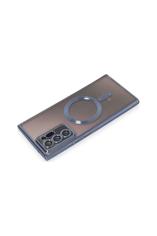 Samsung Galaxy Uyumlu Note 20 Ultra Kılıf Kross Magneticsafe Kapak - Sierra Blue Çokrenkli