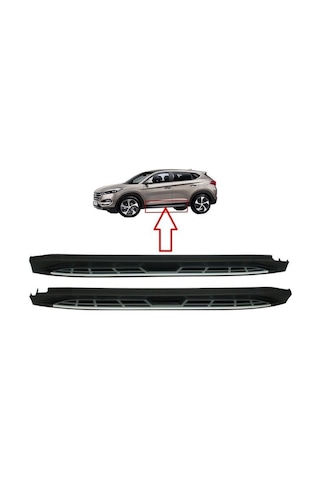 Hyundai Tucson Yan Basamak 2015-2020 Sıde Step Square Style