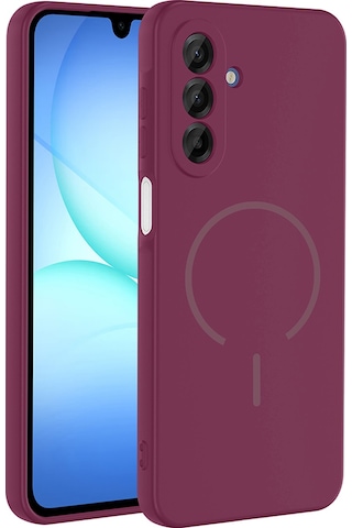 Adige Samsung Uyumlu Galaxy A17 Kılıf Silikon Meta Araç Tutucu Özellikli