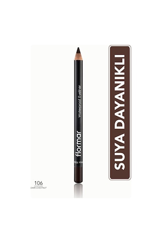 Flormar Suya Dayanaklı Göz Kalemi - Koyu Kahverengi Waterproof