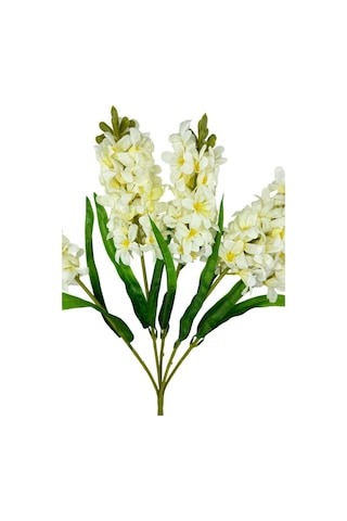 Yapay Çiçek Sümbül Demeti Beyaz 55 40cm 1.kalite