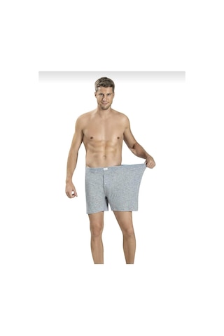 Jiber 183 Erkek Karışık Renkli Battal Havlu Bel Boxer 3 Adet 001