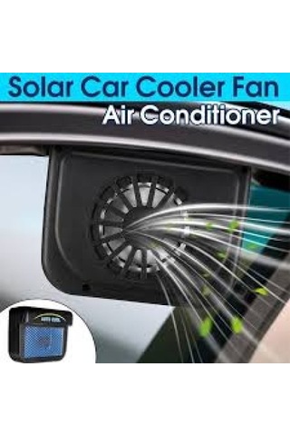 Auto Cool Güneş Enerjisiyle Çalışan Araç İçi Soğutucu Çok Renkli