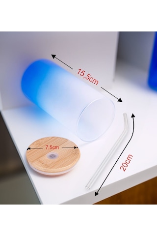 Bk Gift İsimli Dad Tasarımlı Beyaz Renk Pipetli Buzlu Cam Bardak 600ml - 9, Babaya Hediye, Doğum Günü Hediyesi Kobitmeyen137870 Bk Gift