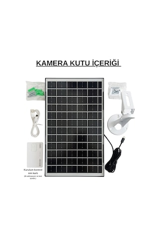 Lenovo 9mp 4g Solar Güvenlik Kamerası - Güneş Panelli, Ptz Uzaktan Kontrol