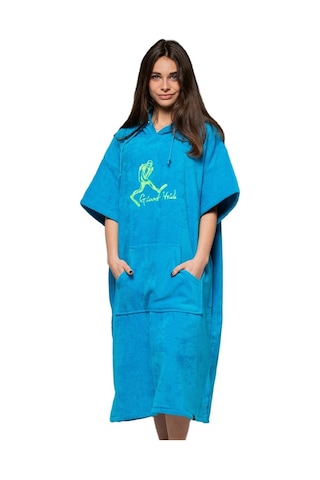 Poncho Turquoise-Turkuaz