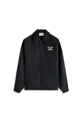 American Rag Cie Su Geçirmez La Veste Slogan Ceket - Not From Paris Madame Yazılı Siyah