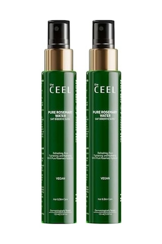 The Ceel Saf Biberiye Suyu Toniği 2x100 Ml - Rosemary Water, Vegan Formül, Saç Ve Cilt İçin Ferahlatıcı Bakım Spreyi