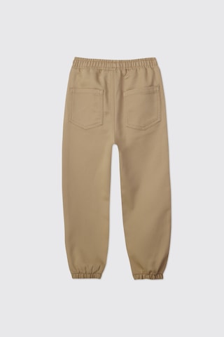 Panço Erkek Çocuk Beli Lastikli Bej Pantolon 2621bk04035 Krem