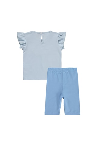 Civil Baby Renkli Nakışlar 6-18 Ay Takım - Mavi