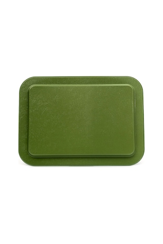 Forrest Green Home Desenli Grande Metal Tepsi, 31 X 43 Cm