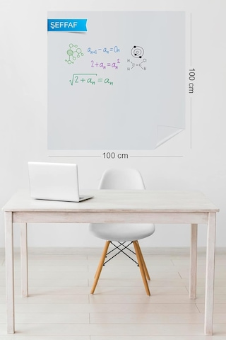 Evbuya Statik Kağıt 100 X 100 Cm Şeffaf 1 Alana 1 Hediye