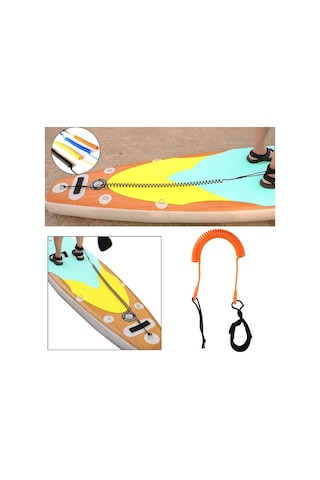 Flybuy Turuncu Tasma Tahtası Sörf Sörf Sarmal Paddleboard İpi Bileği Bacak Ayakta Ayak Af