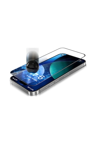 Buff Apple Uyumlu iPhone 17 Pro Max/16 Pro Max 5d Glass Easyfit 2 Adet Ekran Koruyucu