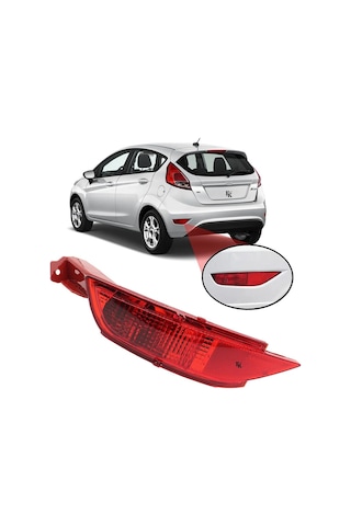 Ford Fiesta Arka Sis Lambası Sol Işıklı Duylu Ampullü Tip