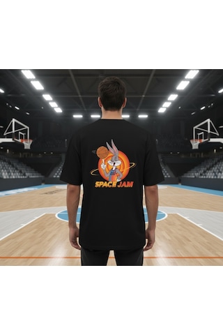 Orbit Dunker Oversize Unisex T-shirt Siyah