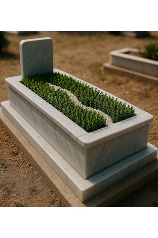 Mezar - Kabir Bitki Seti - 20 Adet Yeşil Sütun Taflan Greenspire