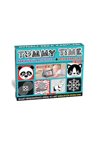 Dıy Toy Tummy Tıme Zeka Kartları Güvenli Bebek Aynası