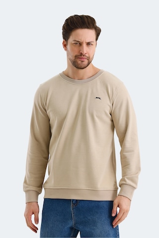 Slazenger Orvar In Erkek Bej Sweatshırt Bej