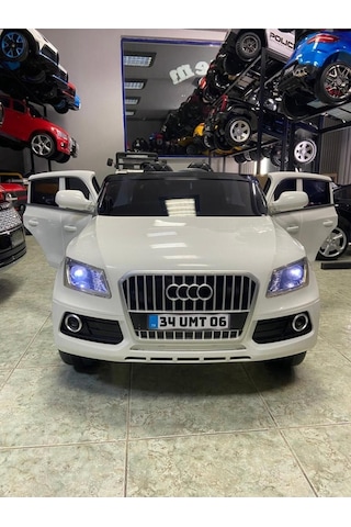 Oyuncaksepeti Öykü Bebek Dünyası Uzaktan Kumandalı Akülü Araba 437 Audi Jeep Beyaz