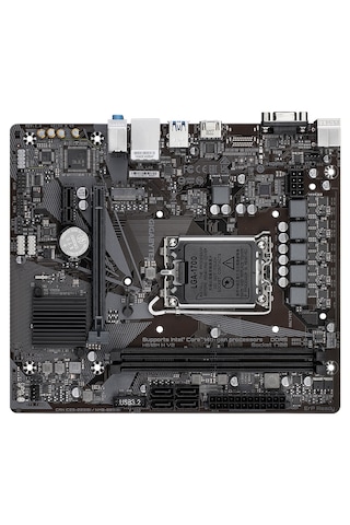 Gigabyte H610M H V2 D5 Intel H610 5600 MHz DDR5 Soket 1700 mATX Anakart