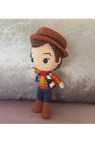 Toy Story Woody Amigurumi Oyuncak 18 Cm 001