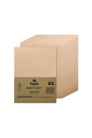 Mr.paper A4 Kraft Fotokopi Kağıdı 80 Gr. 25'li Paket
