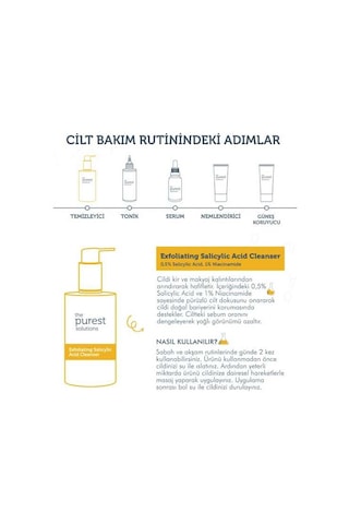 The Purest Solutions Yağlı ve Karma Ciltler İçin Arındırıcı Temizleme Jeli 200 ML