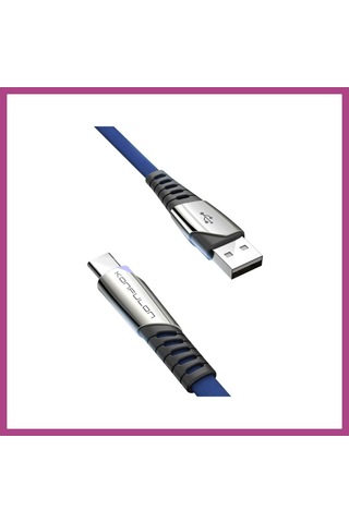 Gees Global Konfulon Dc18 Type-c Kablo 1m 5a - Mavi Gbzs Type-c+kablo