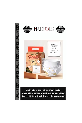 Yolculuk Hareket Konforlu Xsmall Beden Evcil Hayvan Kilot Bez - Ultra Emici - Hızlı Kuruyan