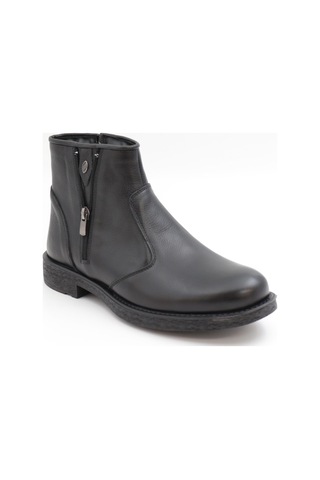 Nesilshoes Nesil Shoes Thrtrk 905 Siyah Hakiki Deri Kauçuk Taban Erkek Bot