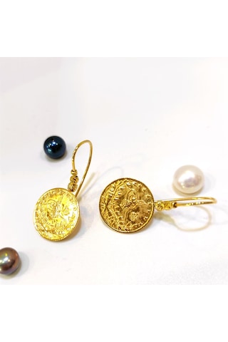 Altın Ürünler Dorika Toplu Reşat Çeyrekli Küpe