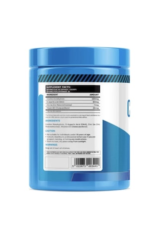 Everload Nutrition Crea+test Creatine Zinc Daa D3 Test Booster 300g