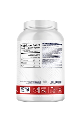 Proteinocean Pea Proteın Çilek 1.6 Kg 64 Servis