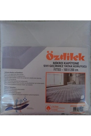 Özdilek Alez Kapitone Sıvı Geçirmez Fitted 100X200