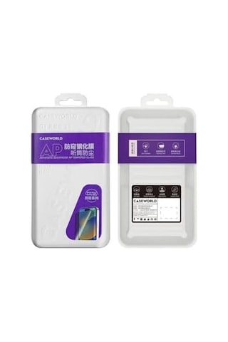 İphone 15 Pro Max İle Uyumlu Hd Serisi 0.33mm Privacy Temperli Cam Ekran Koruyucu Siyah