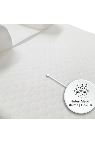 Casual Eko Bebek Yastığı - Ergonomik & Nefes Alabilir Yıkanabilir Kılıflı Güvenli Uyku Yastığı
