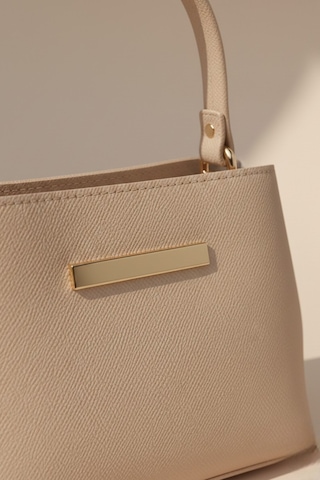 Vellabags Bej Mini Kadın El & Omuz Çantası Nude Ton Modern Şık Günlük Çanta Bej - Bej