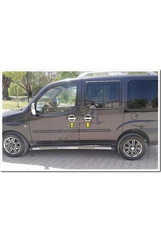 Db Chrome Fiat Doblo Kapı Kolu Nikelajı 2000-2012 4 Kapı P.Çelik